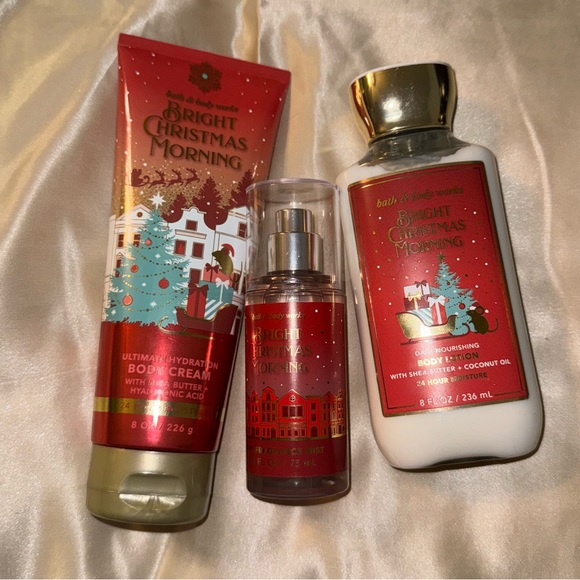 Set of Bath & Body Works Bright Christmas Morning - Lotion, Body Cream, Spray - Picture 4 of 5